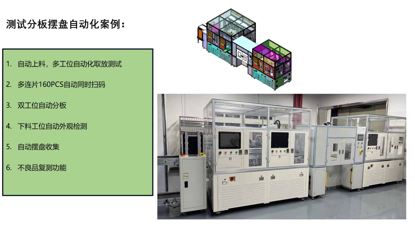 测试分板摆盘自动化
